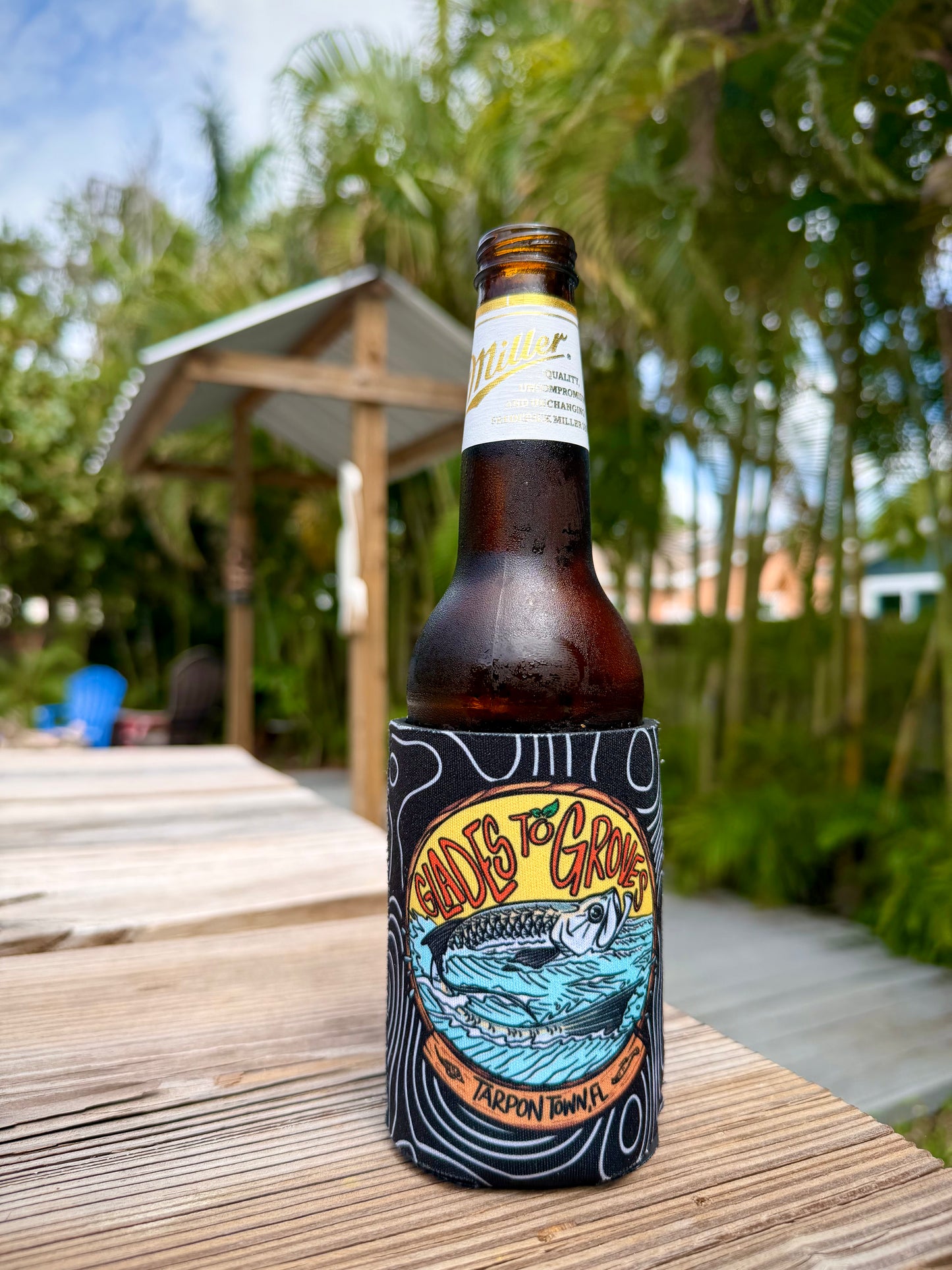 Topo Tarpon Town Slim Coozie