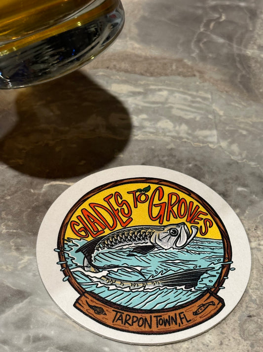 Tarpon Town Drink Coaster